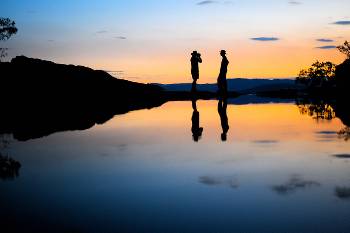 Gunlom Plunge Pool at sunset |  <i>Andrew Thomasson</i>