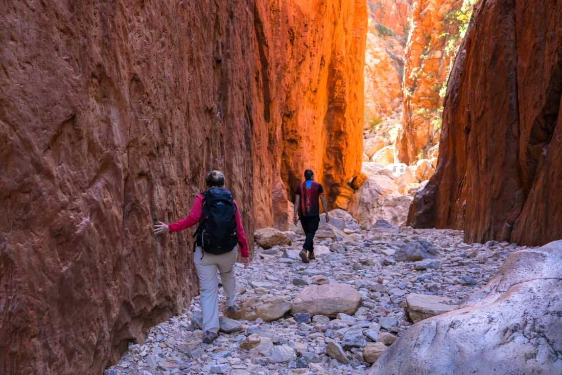The cultural conversation at Standley Chasm will teach you more about Arrente country |  Luke Tscharke