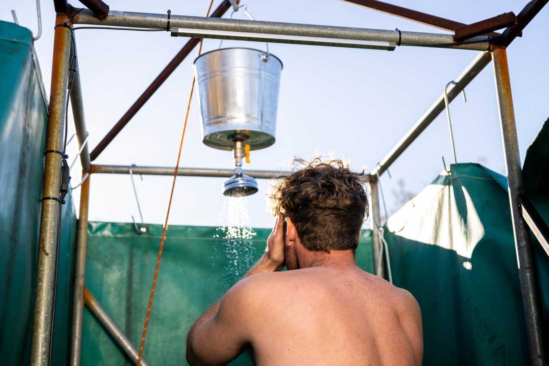 The amenities at our eco-comfort camps will make your Larapinta walk even more enjoyable |  Shaana McNaught