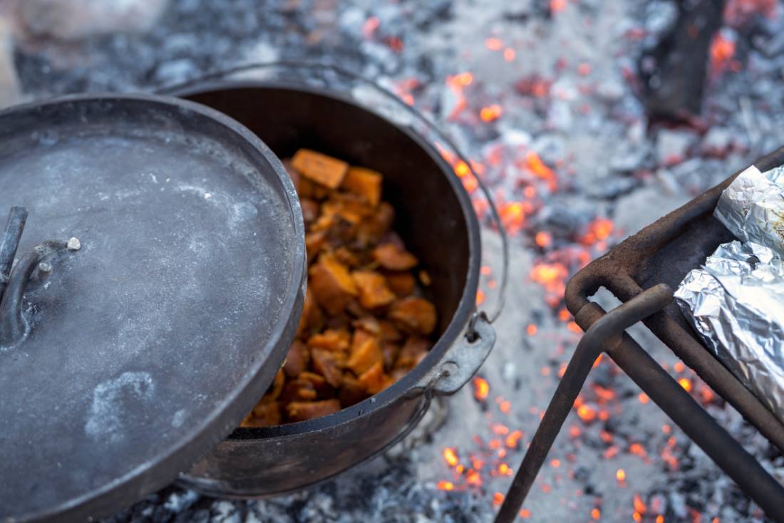 Our guides will prepare spectacular meals at our camps |  <i>Shaana McNaught</i>