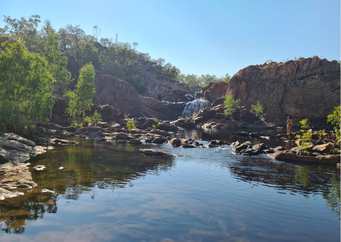Swimming holes visited on the Jatbula Trail are high on the escarpment and far from any crocs | <i>Dragica Barac</i>