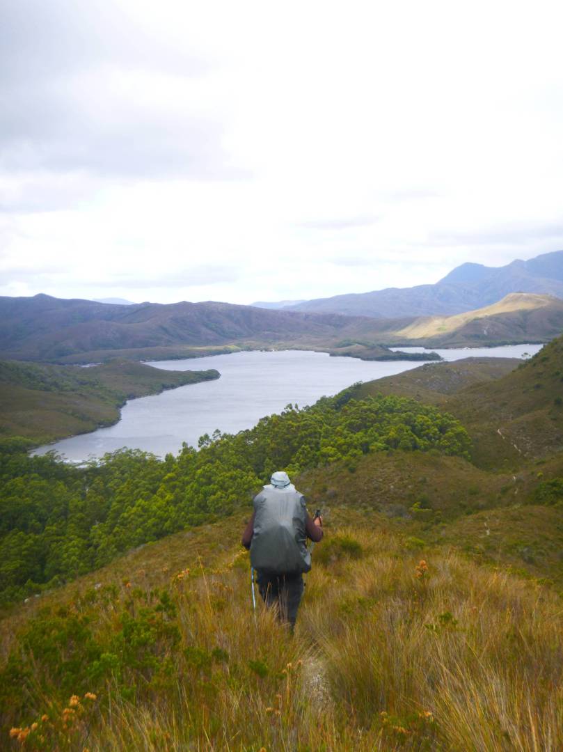 Approaching Bathurst Narrows on the Port Davey Track |  <i>Stef Gebbie</i>